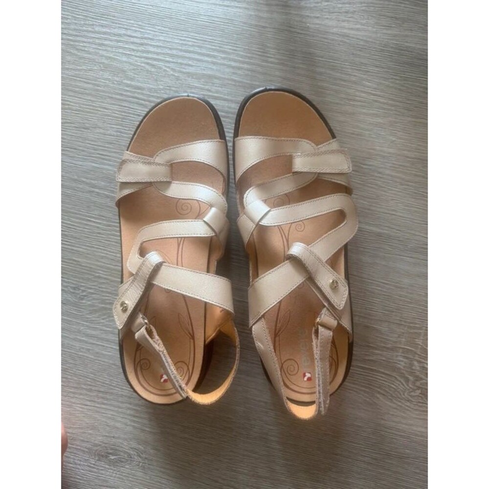 Revere Golden Sandals Size 42